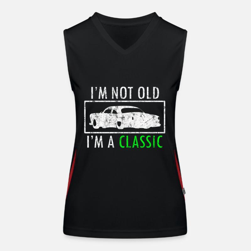 Auto Funktionelles Kontrast-Tank Top für Frauen