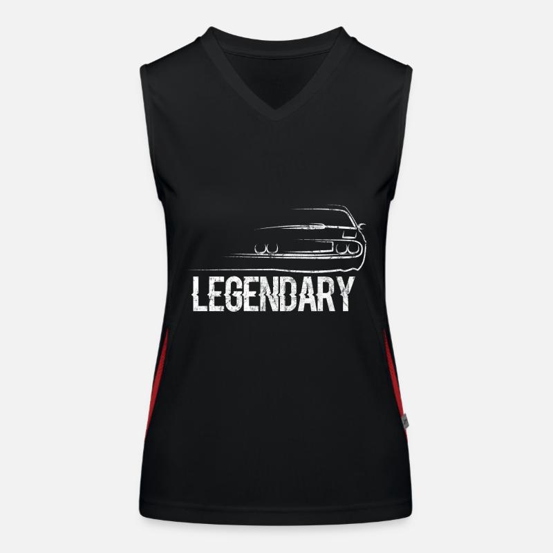 Auto Motor Geschenkidee Funktionelles Kontrast-Tank Top für Frauen