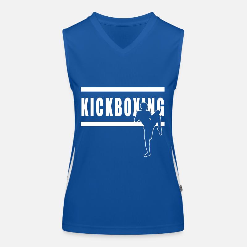 Kickboxen Funktionelles Kontrast-Tank Top für Frauen