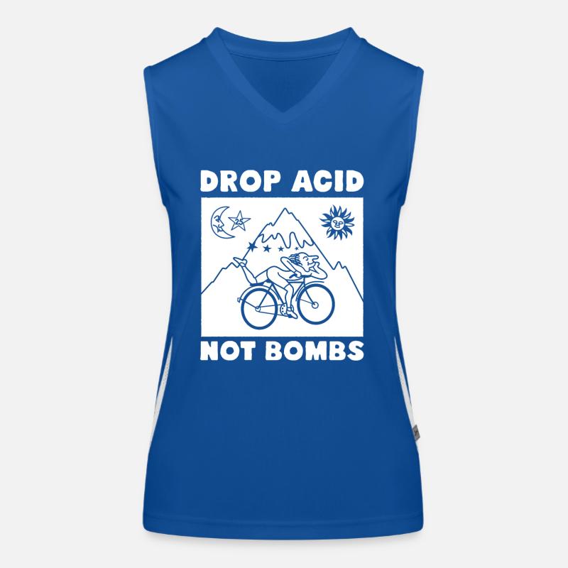 LSD Drop Acid Not Bombs Funktionelles Kontrast-Tank Top für Frauen