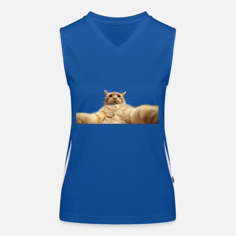 Selfie-Chat Funktionelles Kontrast-Tank Top für Frauen
