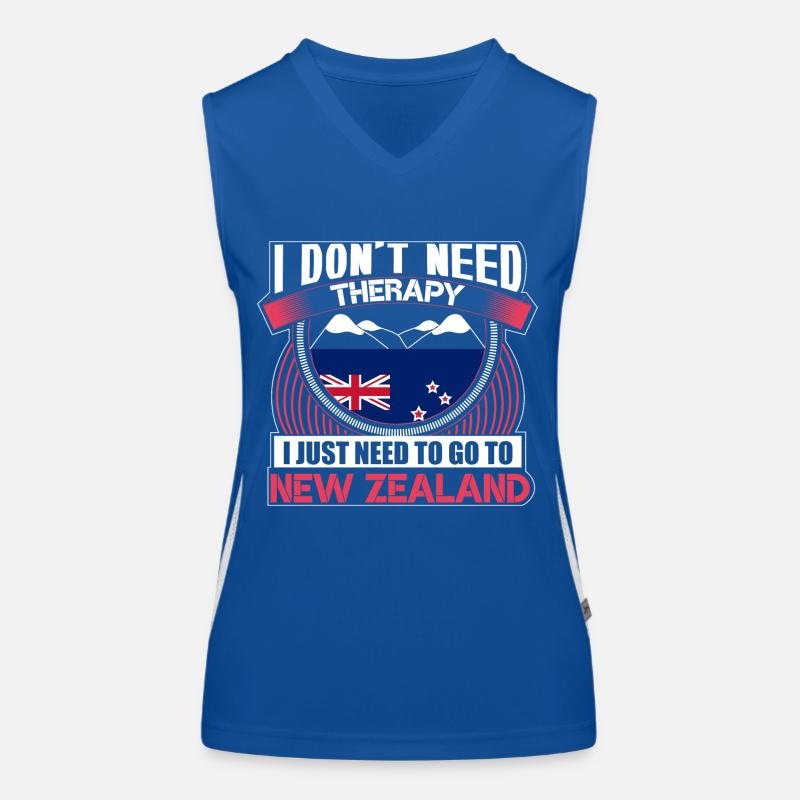 Neuseeland Polynesien Heimatland Geschenkidee Funktionelles Kontrast-Tank Top für Frauen