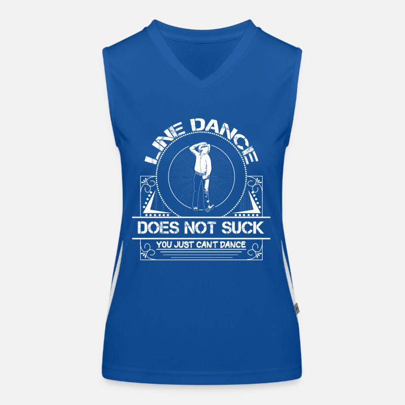Linedance Linedancing Tänzerin Funktionelles Kontrast-Tank Top für Frauen
