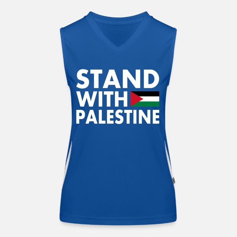 Palestina Women's Functional Contrast Tank Top