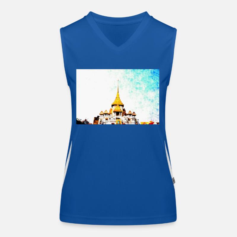 Temples en Thaïlande Débardeur respirant contrasté Femme