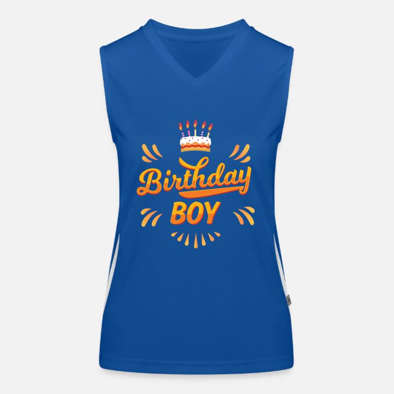 Garçon d’anniversaire Débardeur respirant contrasté Femme