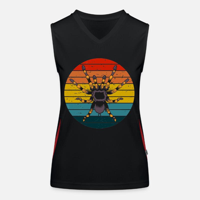 Tarantula Spider Owner Exotic Pet Keeper Women's Functional Contrast Tank Top