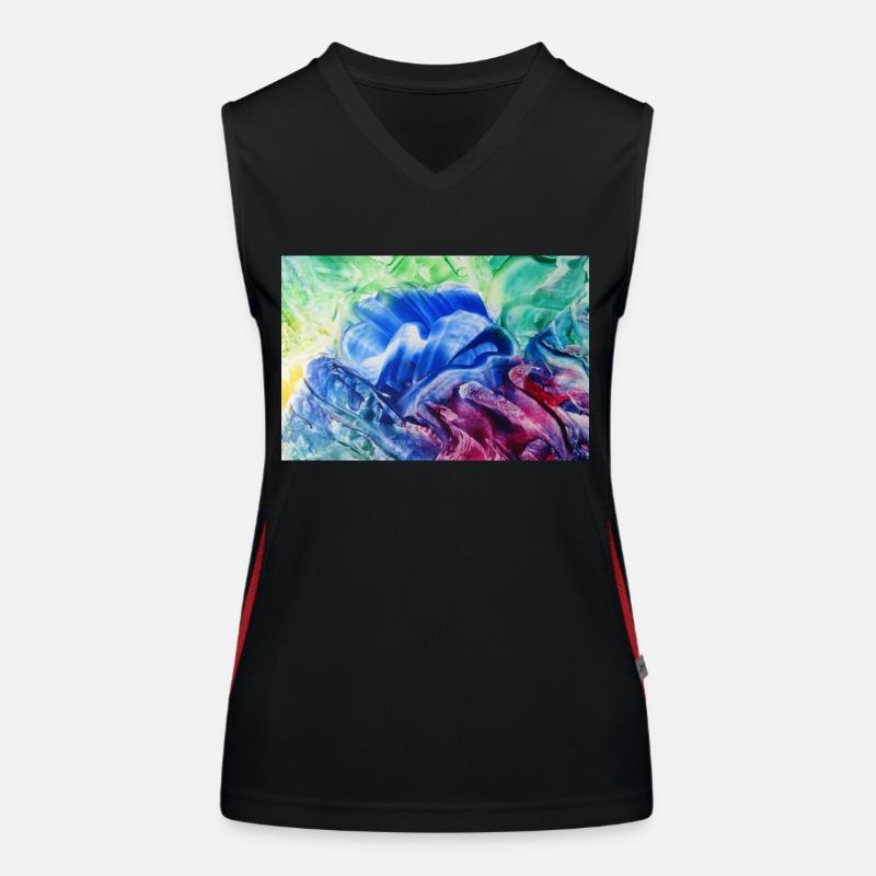 61Sentit Funktionelles Kontrast-Tank Top für Frauen