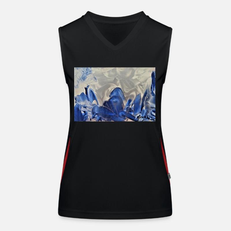 3945 Funktionelles Kontrast-Tank Top für Frauen