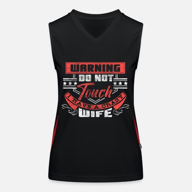 Ehe Verheiratet Ehering Geschenkidee Funktionelles Kontrast-Tank Top für Frauen