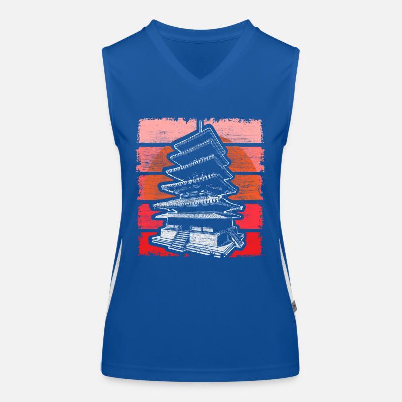 Japan Tokio Land Geschenkidee Funktionelles Kontrast-Tank Top für Frauen