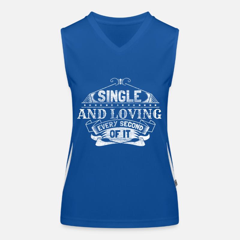 Single Solo Partnerschaft Funktionelles Kontrast-Tank Top für Frauen