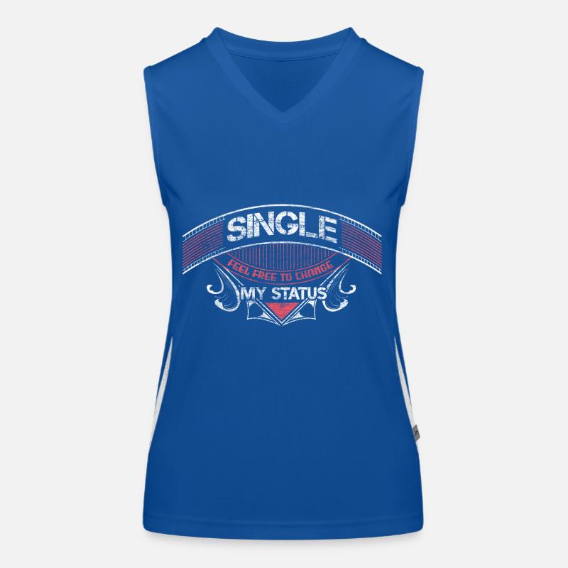 Single Unabhängigkeit Lustiger Spruch Geschenk Funktionelles Kontrast-Tank Top für Frauen