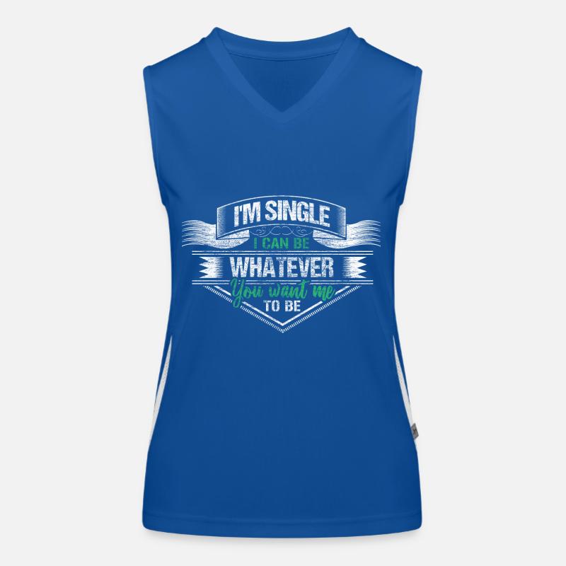 Single Partnerschaft Geschenk Funktionelles Kontrast-Tank Top für Frauen