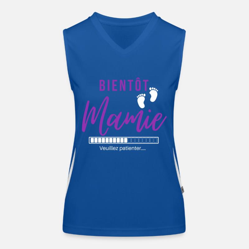 Bientôt Mamie Débardeur respirant contrasté Femme