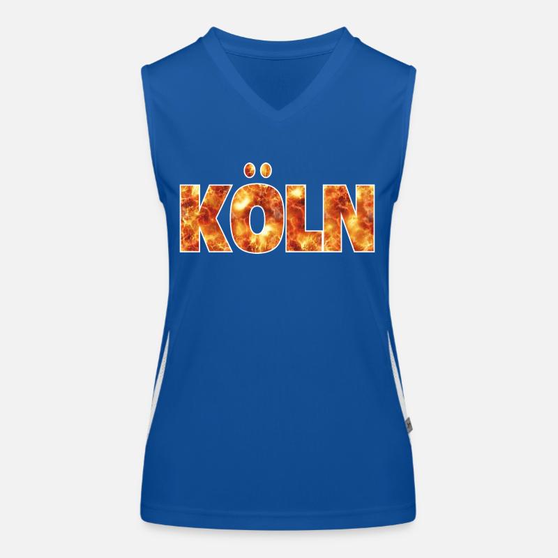 Köln Funktionelles Kontrast-Tank Top für Frauen