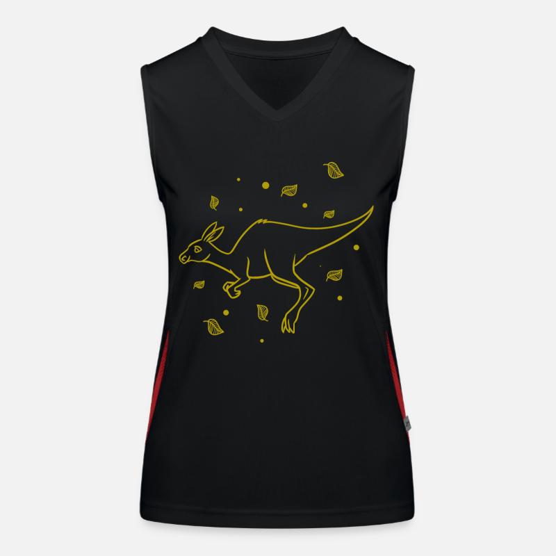 Känguru - Kangaroo - Australia - Outback Women's Functional Contrast Tank Top