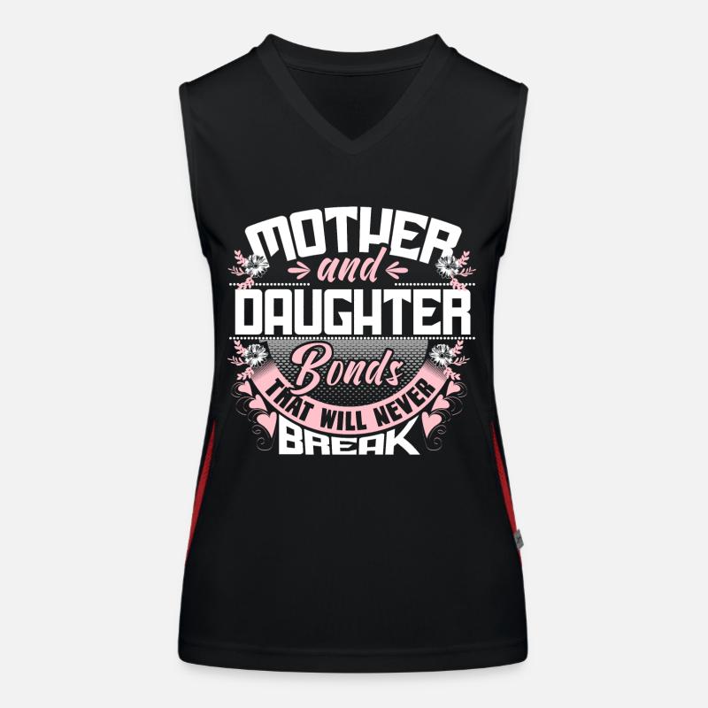 Mutter und Tochter Zusammenhalt Geschenkidee Funktionelles Kontrast-Tank Top für Frauen