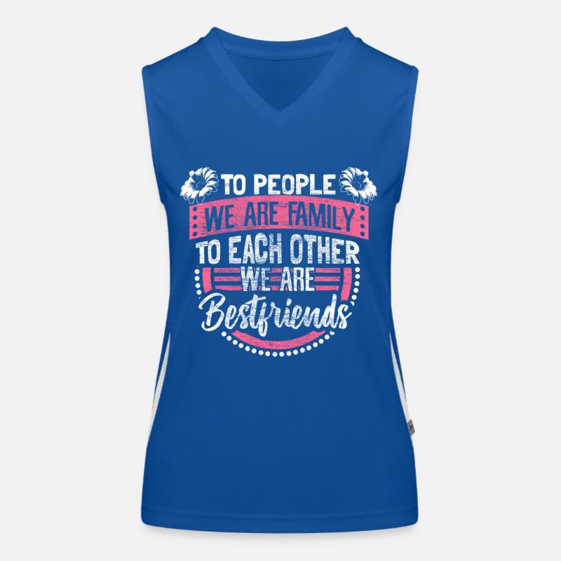 Mutter Tochter Freunde Mutterliebe Funktionelles Kontrast-Tank Top für Frauen