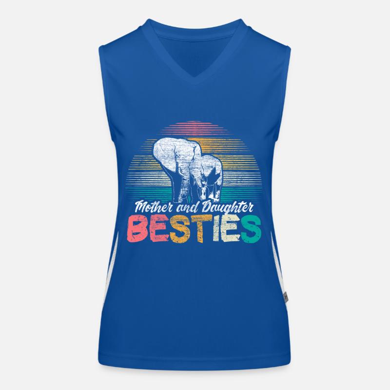 Mutter Tochter Beste Freunde Funktionelles Kontrast-Tank Top für Frauen