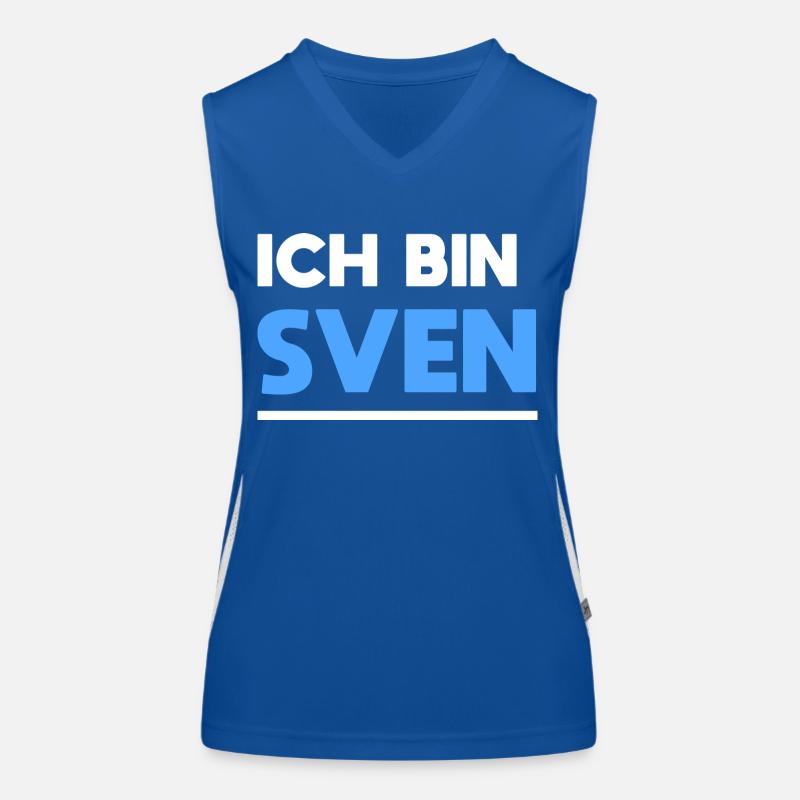 Sven Name Spruch für stolze Svens Funktionelles Kontrast-Tank Top für Frauen