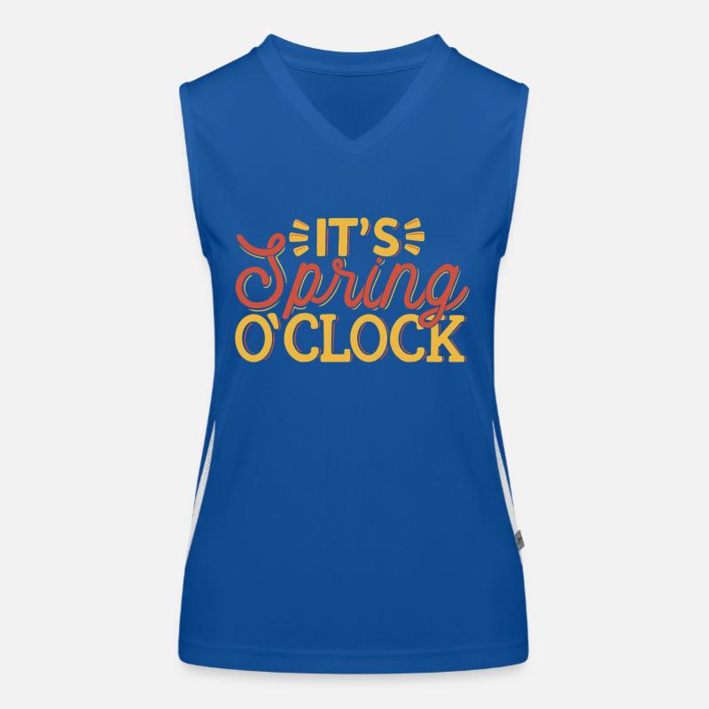 its spring o'clock Funktionelles Kontrast-Tank Top für Frauen