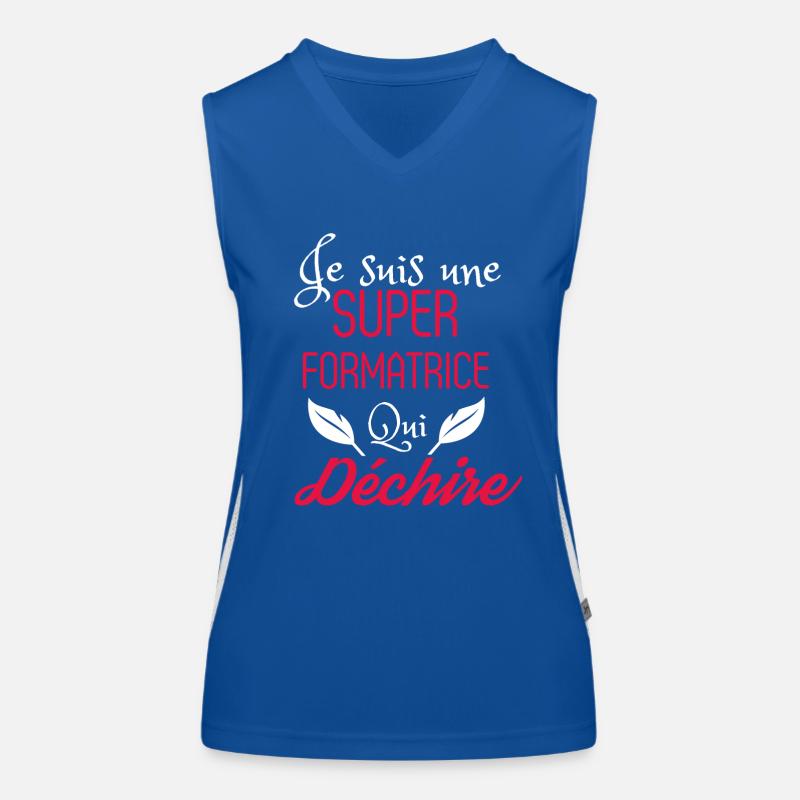 Super Formatrice qui Déchire Débardeur respirant contrasté Femme