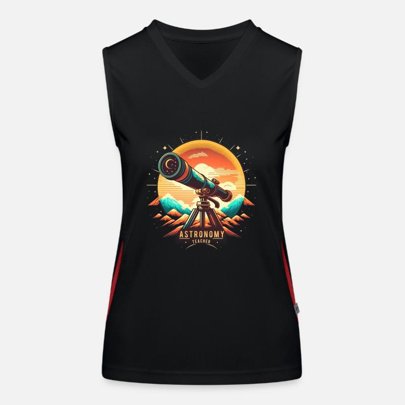 Astrolonomie Lehrer - Astrologie, Geschenkidee Funktionelles Kontrast-Tank Top für Frauen