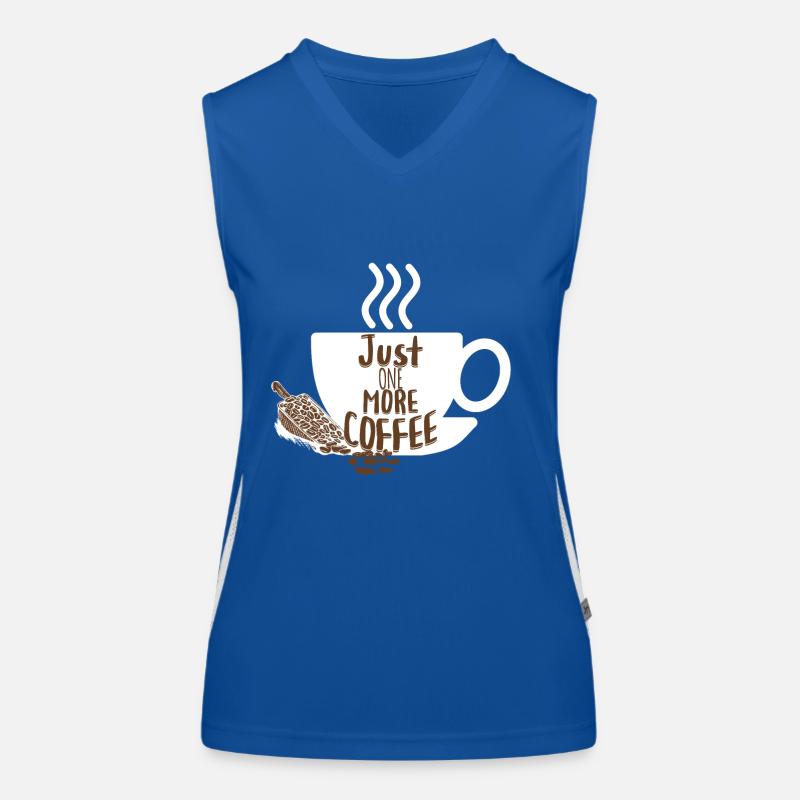 Tasse à café Café Grain de café Caféine Débardeur respirant contrasté Femme