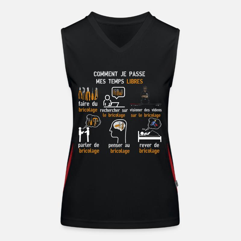 DIY Freizeit DIY Geschenk Funktionelles Kontrast-Tank Top für Frauen