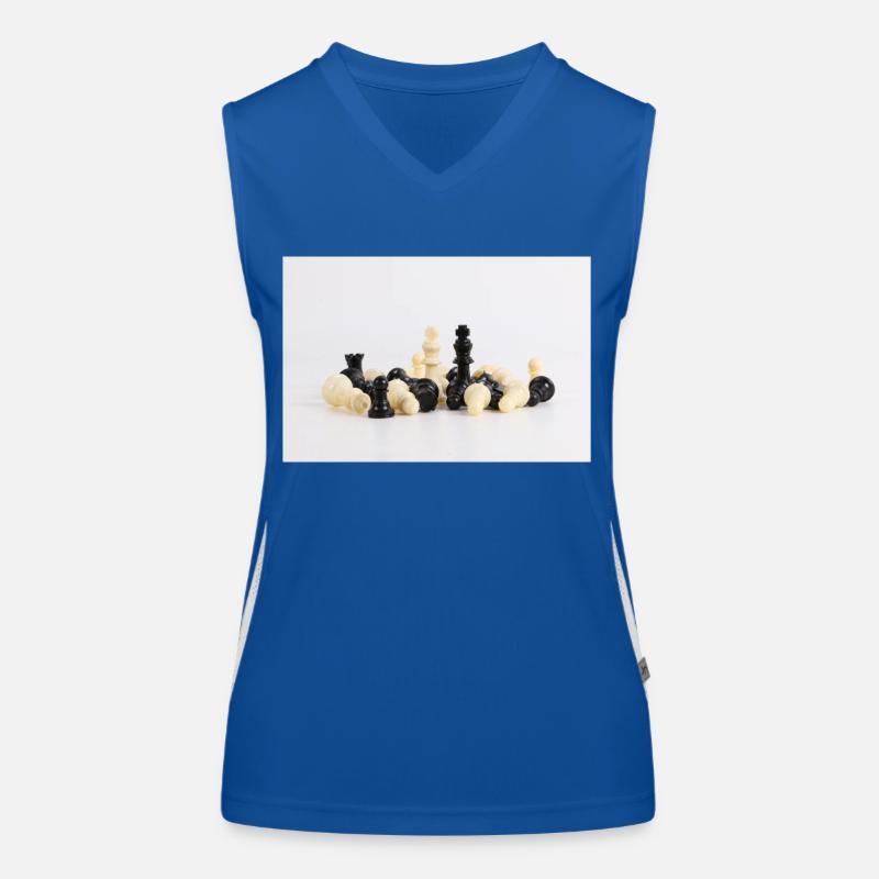 Pièces d’échecs Débardeur respirant contrasté Femme