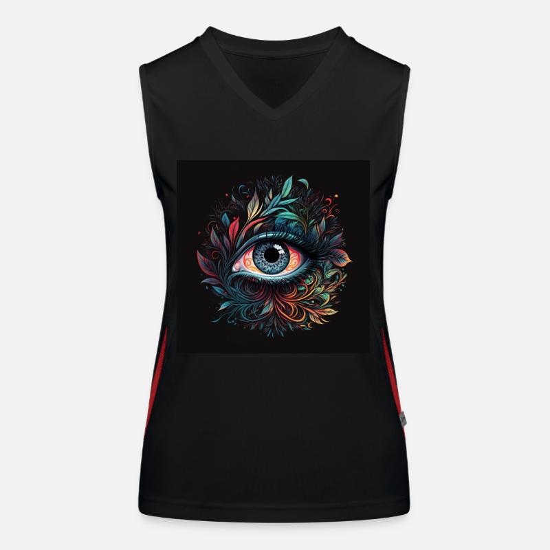 TRIPPY Débardeur respirant contrasté Femme