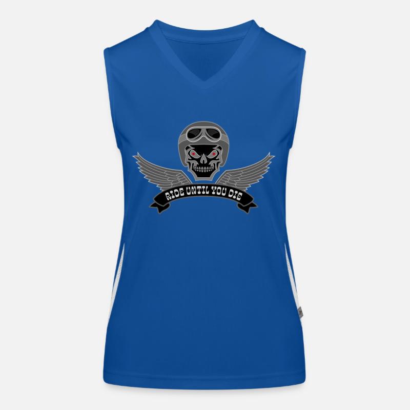 Motorcycle Banner Women's Functional Contrast Tank Top