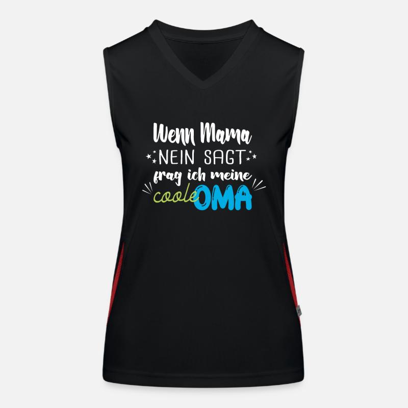 Babysprüche Funktionelles Kontrast-Tank Top für Frauen