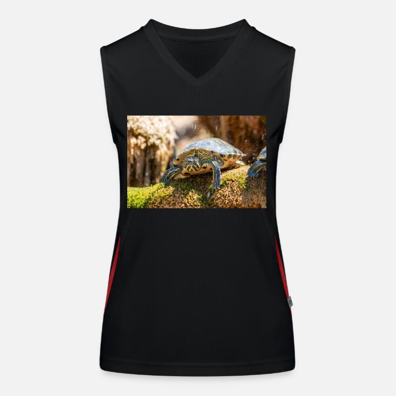 Trachemys scripta scripta scripta Débardeur respirant contrasté Femme