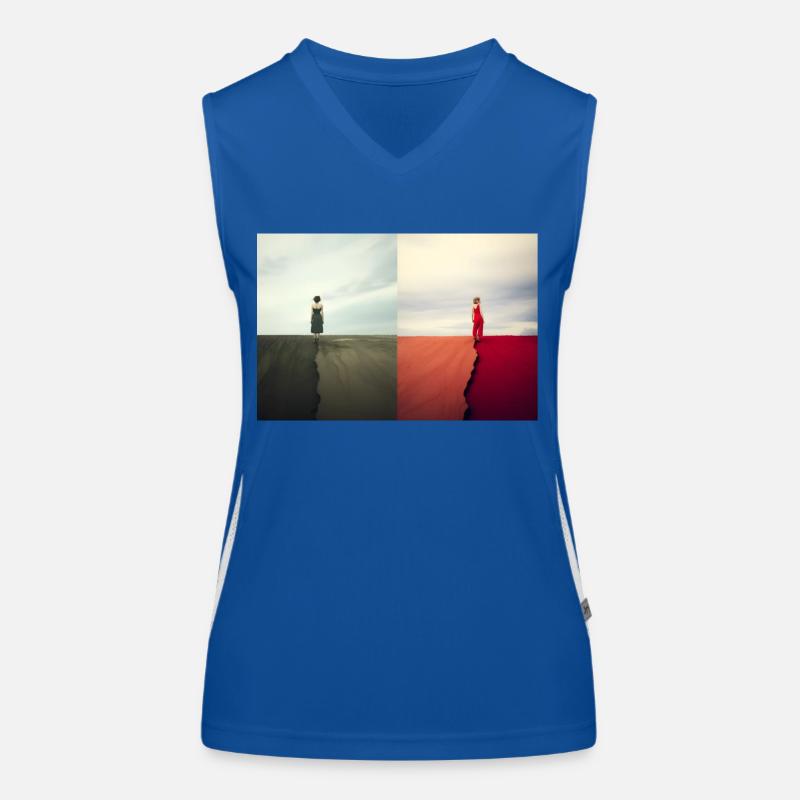 Split Worlds Women's Functional Contrast Tank Top