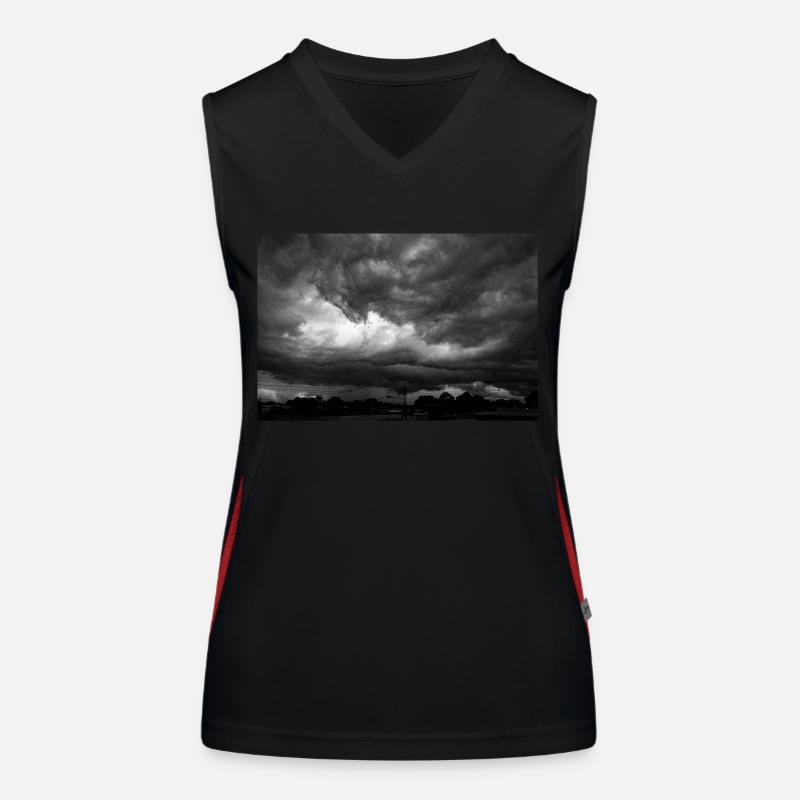 Vor dem Sturm Funktionelles Kontrast-Tank Top für Frauen