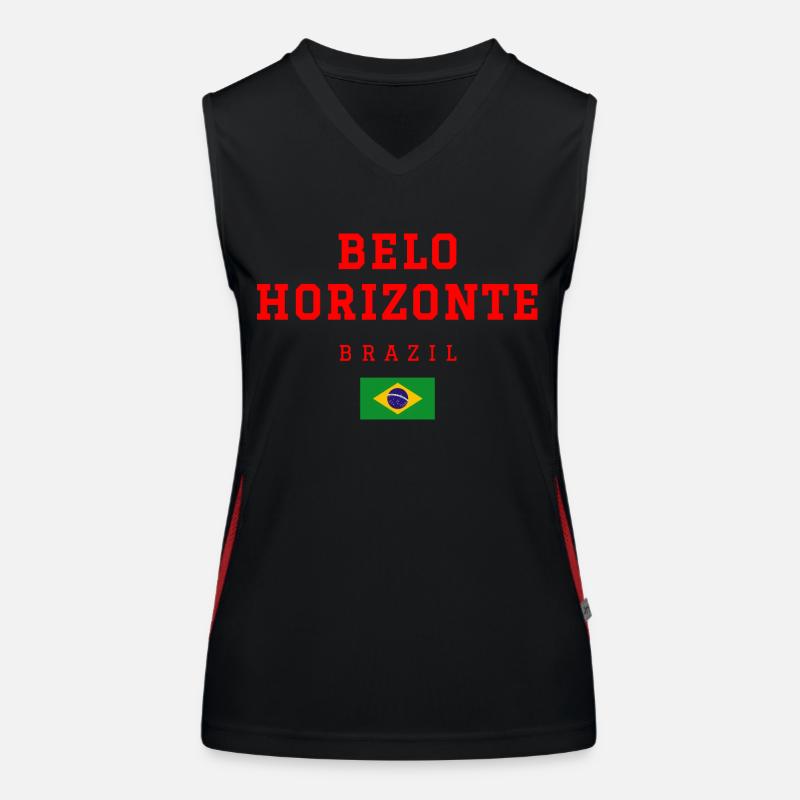 Belo Horizonte, Brazil Women's Functional Contrast Tank Top