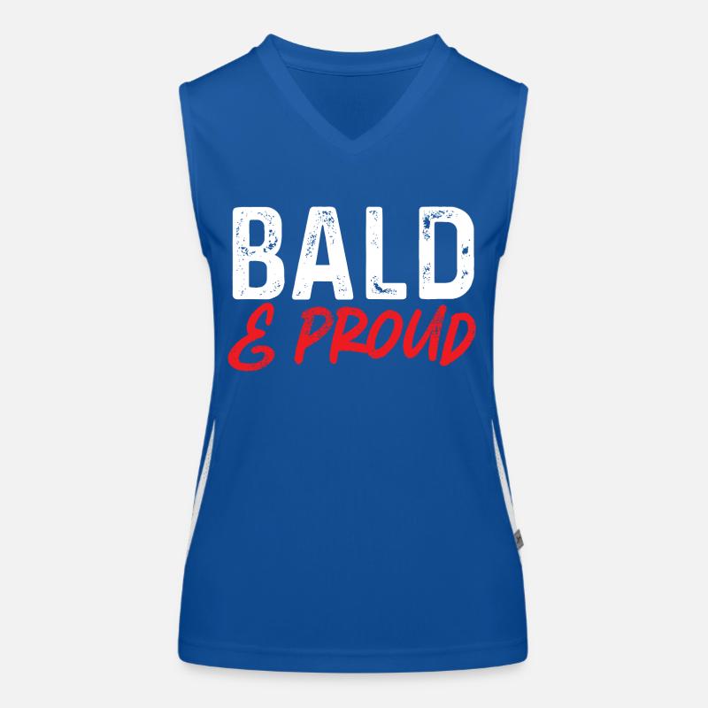 Glatze Kahlköpfigkeit Bart Glatzkopf Funktionelles Kontrast-Tank Top für Frauen