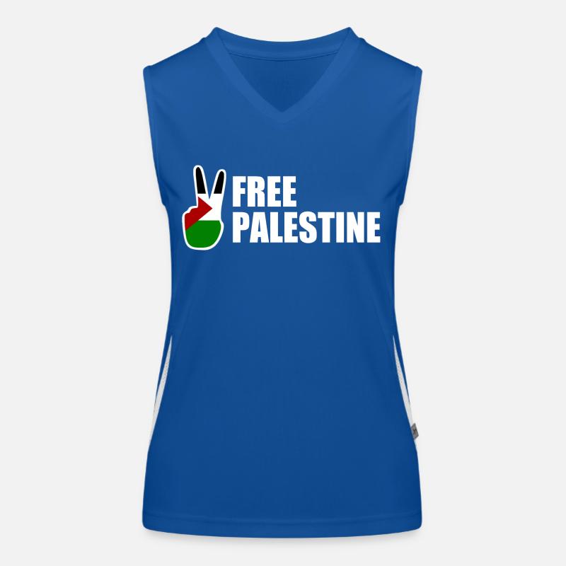 Free palestine Débardeur respirant contrasté Femme