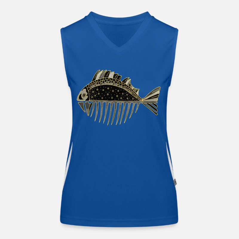 Poisson Débardeur respirant contrasté Femme