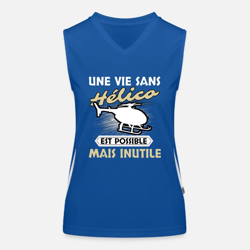 Hélico Débardeur respirant contrasté Femme