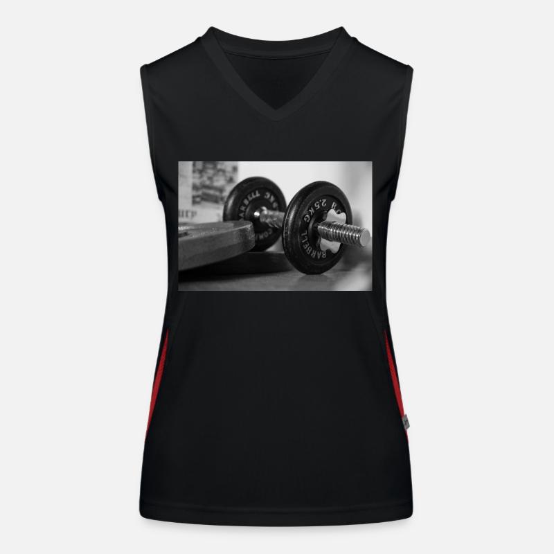 Classic dumbbell Funktionelles Kontrast-Tank Top für Frauen