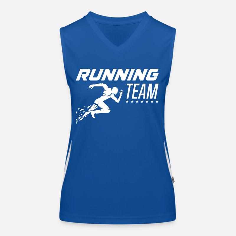 Équipe de course à pied Débardeur respirant contrasté Femme