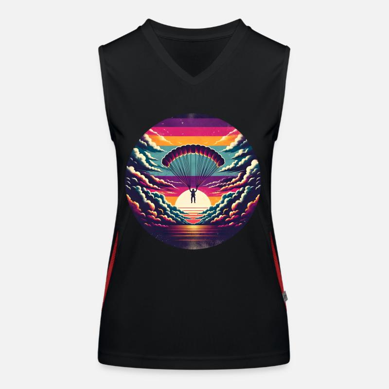 Parachutisme Débardeur respirant contrasté Femme