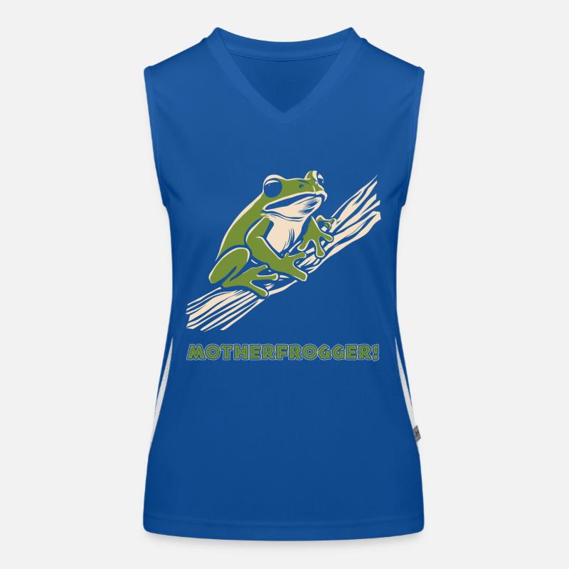 Baumfrosch 2024 3 Funktionelles Kontrast-Tank Top für Frauen