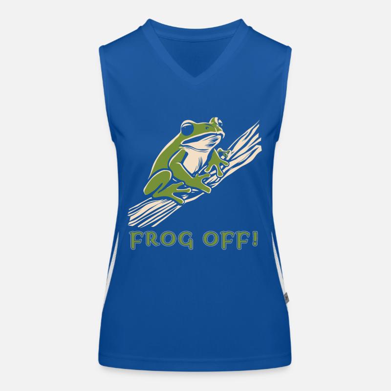 Baumfrosch 2024 2 Funktionelles Kontrast-Tank Top für Frauen