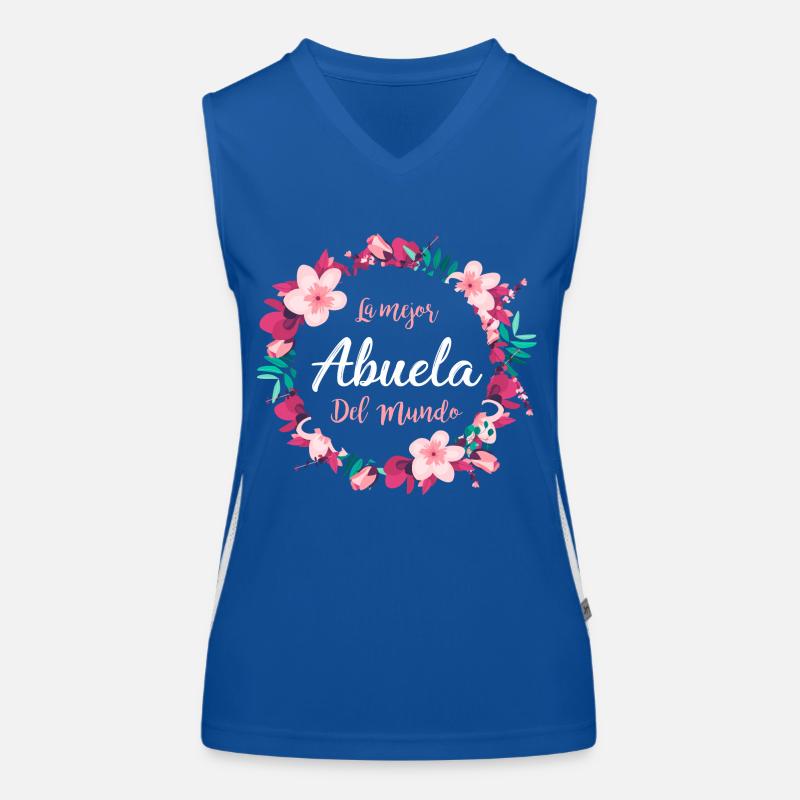 Die beste Großmutter der Welt Funktionelles Kontrast-Tank Top für Frauen