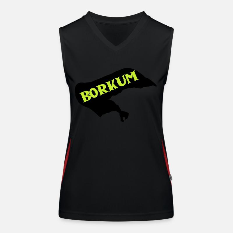Borkum Island Women's Functional Contrast Tank Top