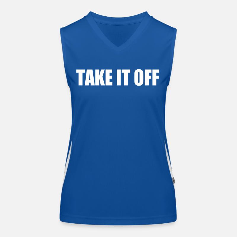 Take it off Débardeur respirant contrasté Femme